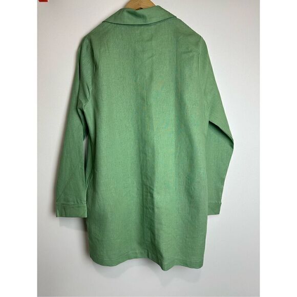 Sage green linen short set - Picture 7 of 9